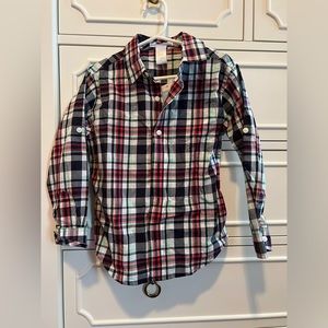 Janie & Jack Boys 4T Easter Button Up Dress Shirt